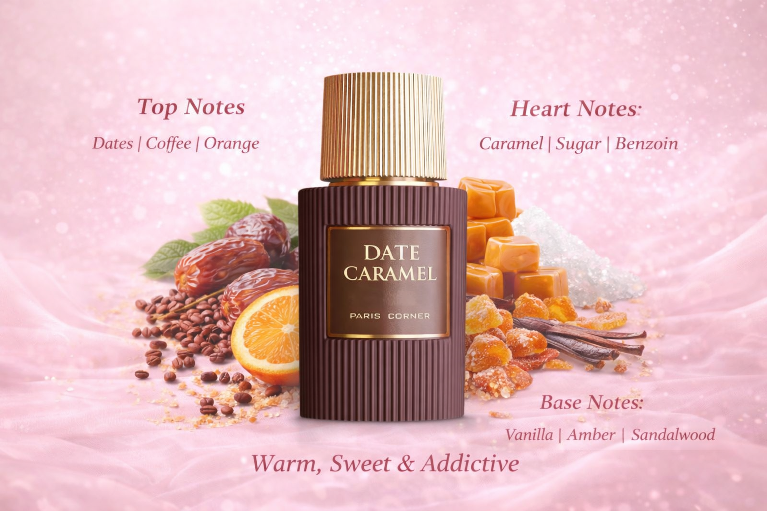 Date Caramel Eau de Parfum 100ml by Paris Corner