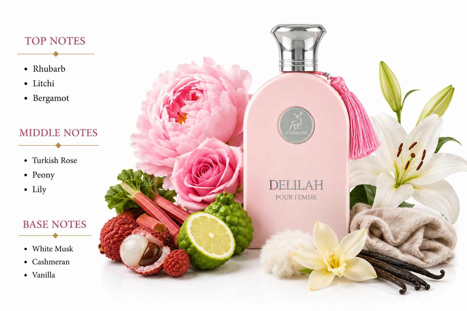 Delilah Pour Femme Eau de Parfum 100ml Maison Alhambra