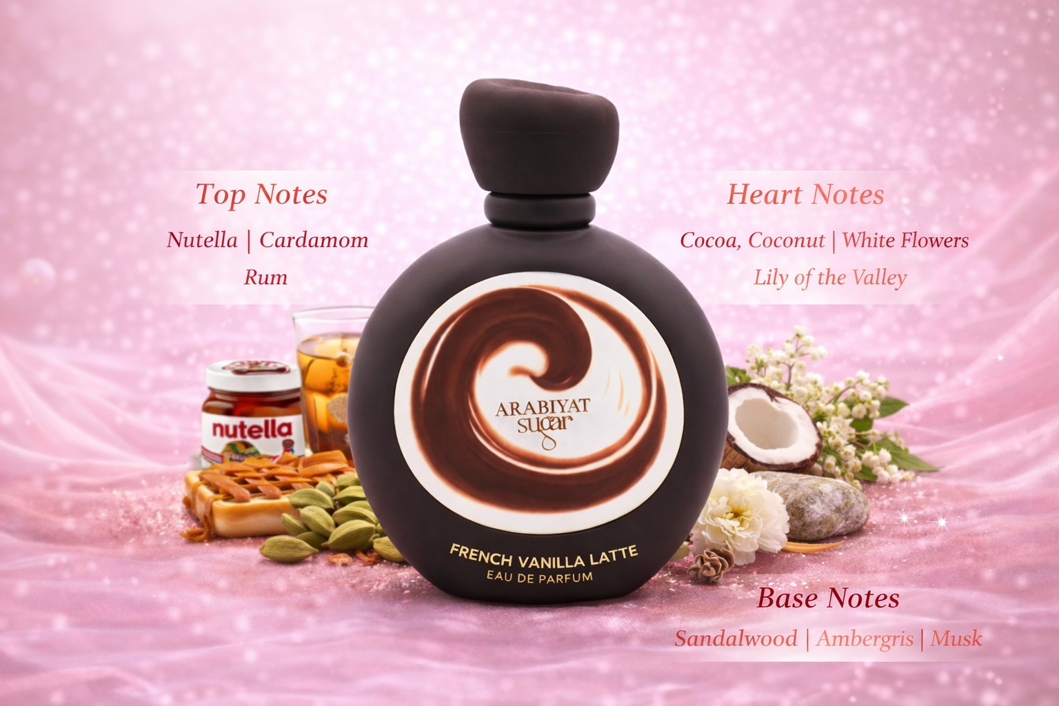 French Vanilla Latte Eau de Parfum 100ml by Arabiyat
