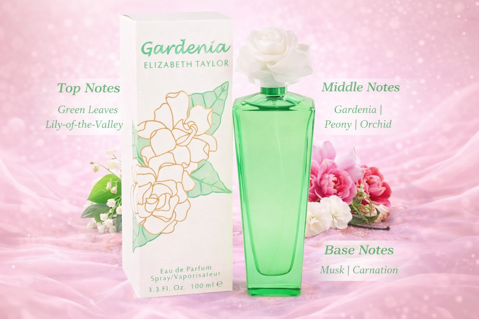 Gardenia Eau de Parfum 100ml by Elizabeth Taylor