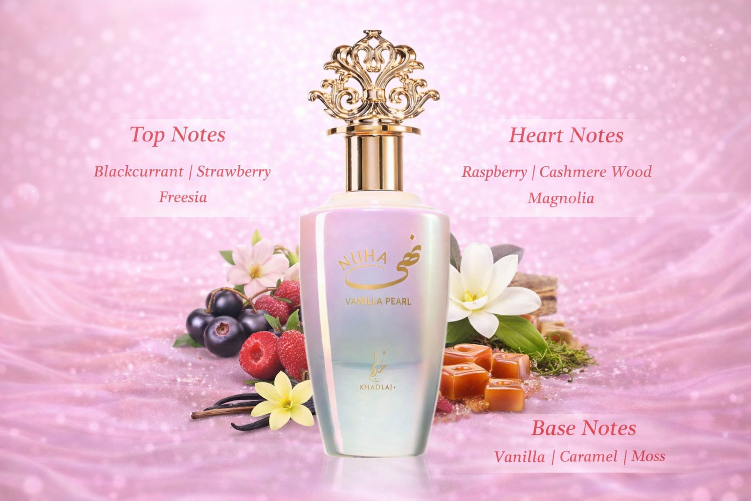 Nuha Vanilla Pearl Eau de Parfum 100ml by Khadlaj