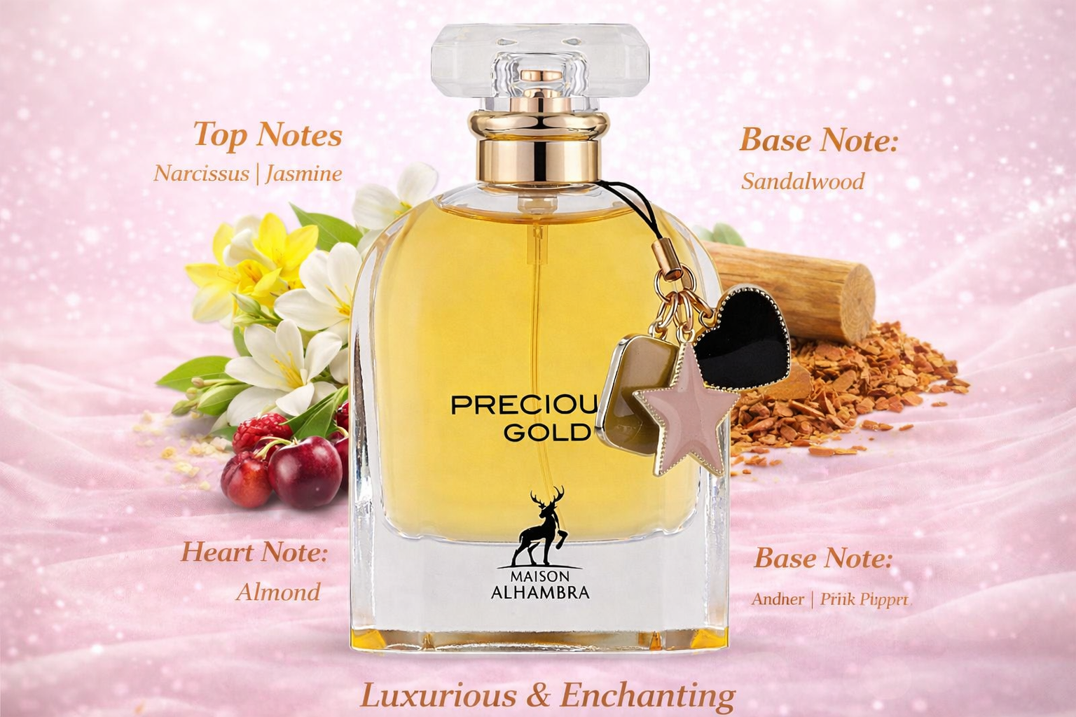 Precious Gold Eau de Parfum 100ml by Maison Alhambra