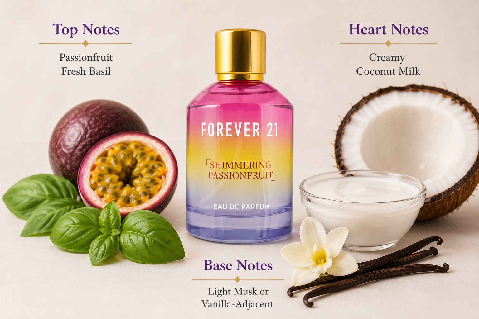 Shimmering Passionfruit Eau de Parfum 100ml by Forever 21