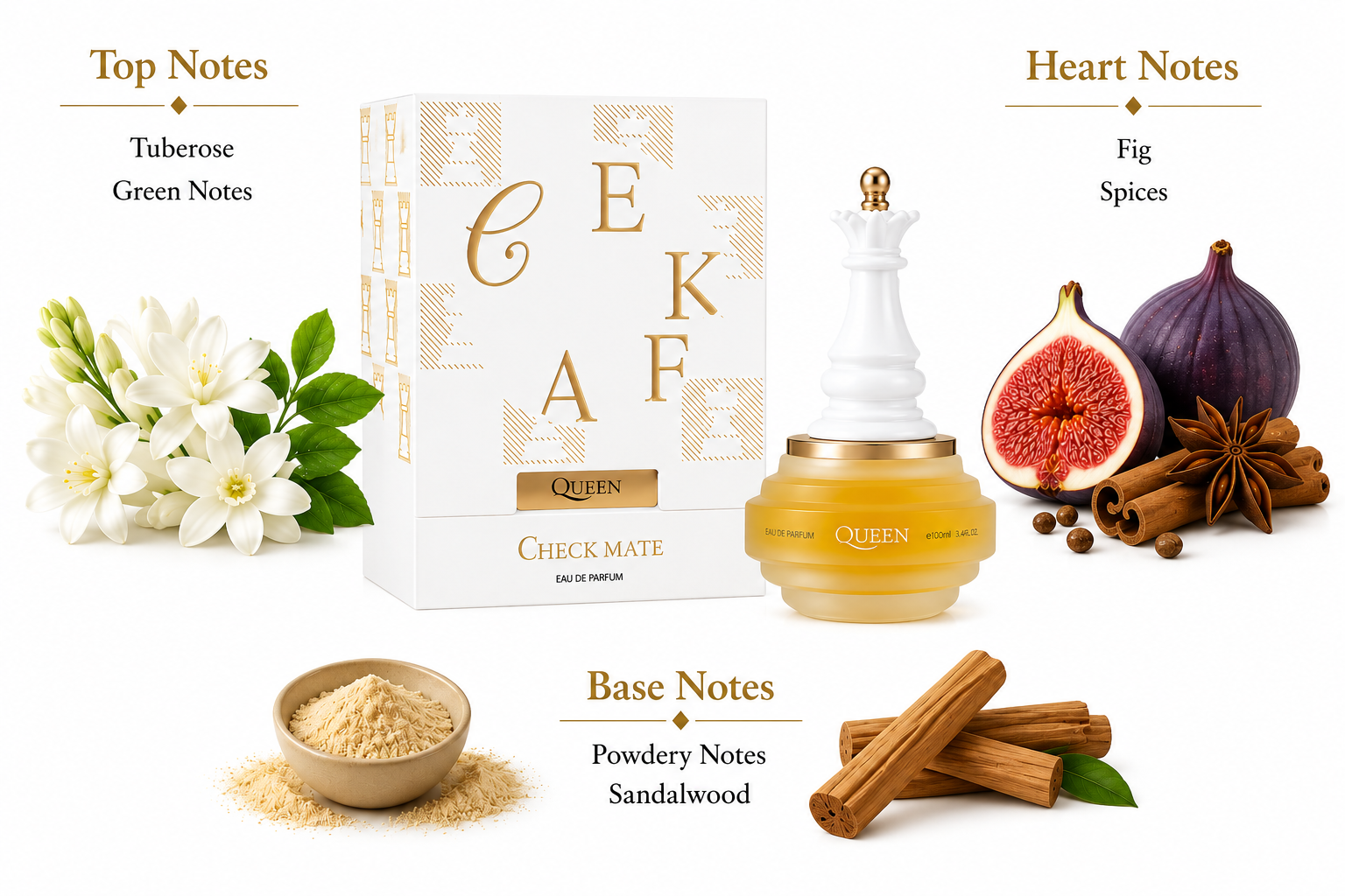 Queen Checkmate Eau de Parfum 100ml by Armaf