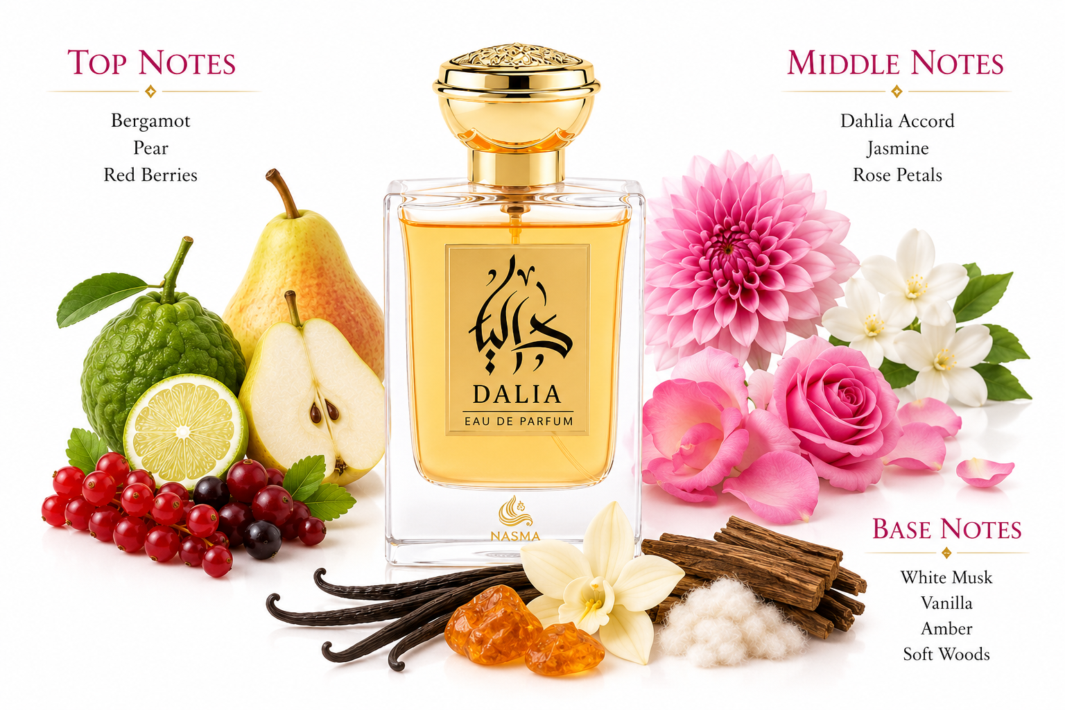 Dalia Eau de Parfum 100ml by Nasma