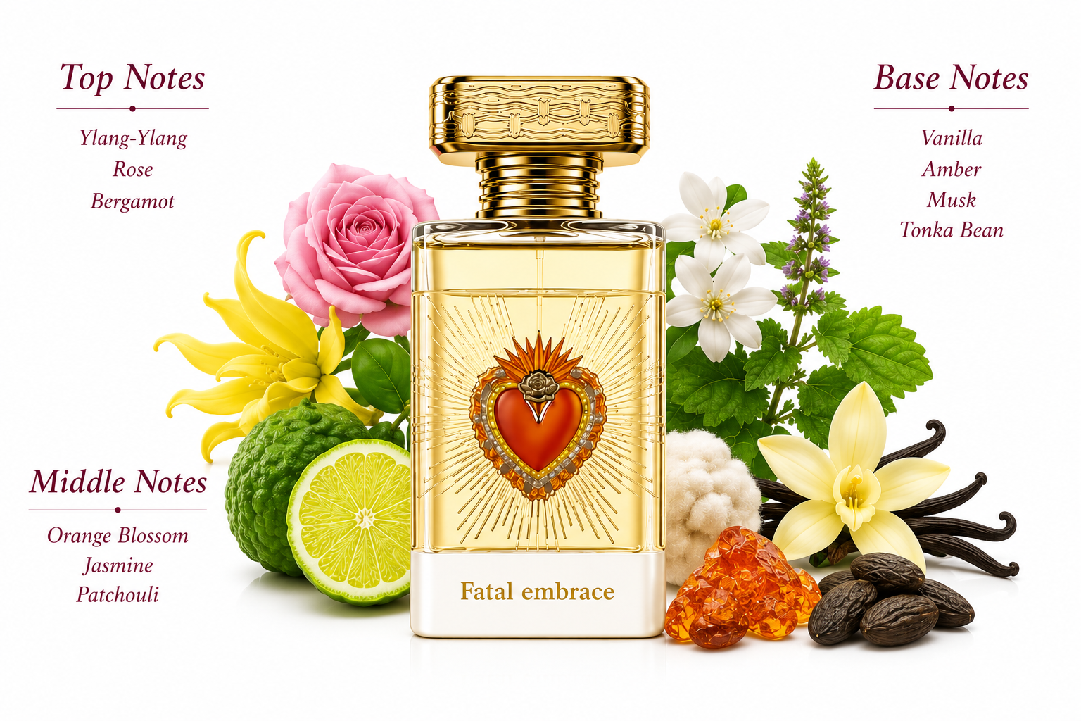 Fatal Embrace Eau de Parfum 100ml by Paris Corner