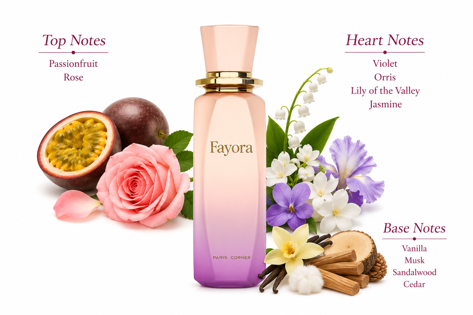 Fayora Eau de Parfum 100ml by Paris Corner