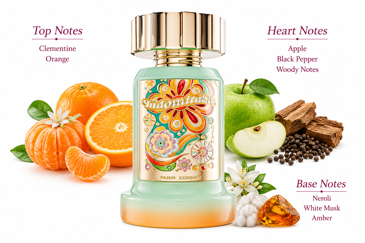 Indomitable Eau de Parfum 100ml by Paris Corner