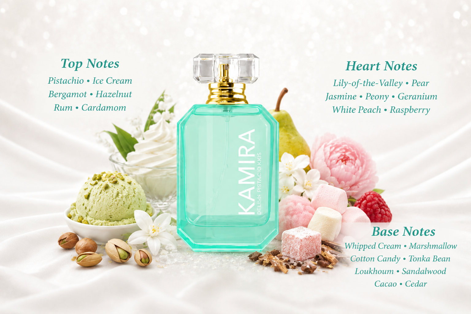 Kamira Delish Pistachio Kiss Eau de Parfum 100ml