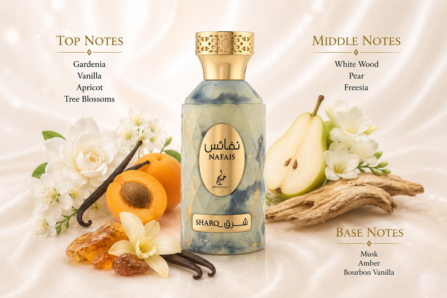 Nafais Sharq Eau de Parfum 100ml by Khadlaj