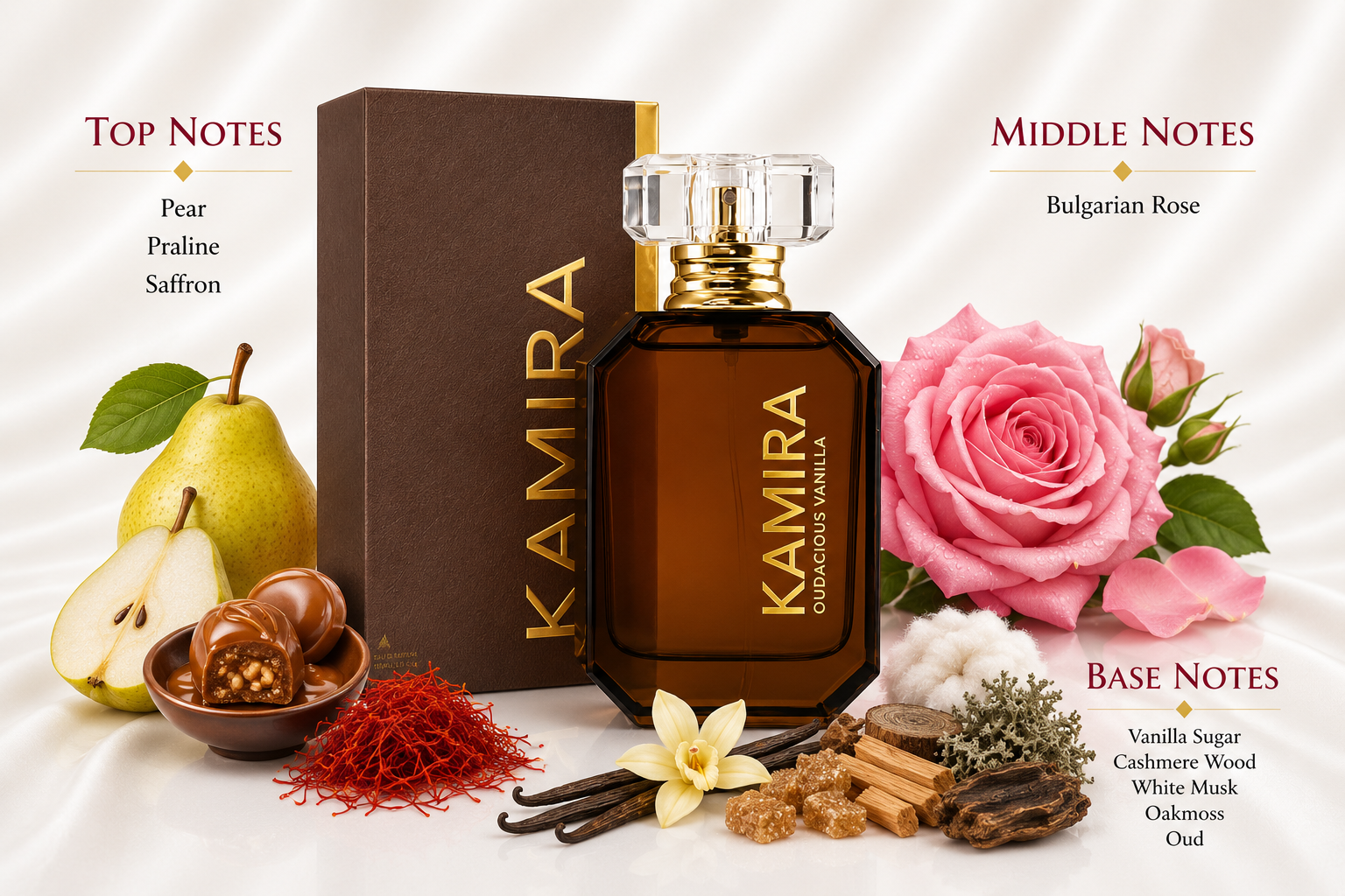 Oudacious Vanilla Eau de Parfum 100ml by Kamira
