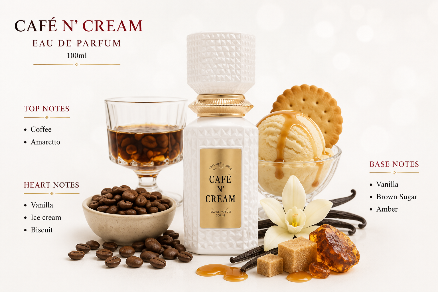 Café N' Cream Eau de Parfum 100ml by Fragrance World
