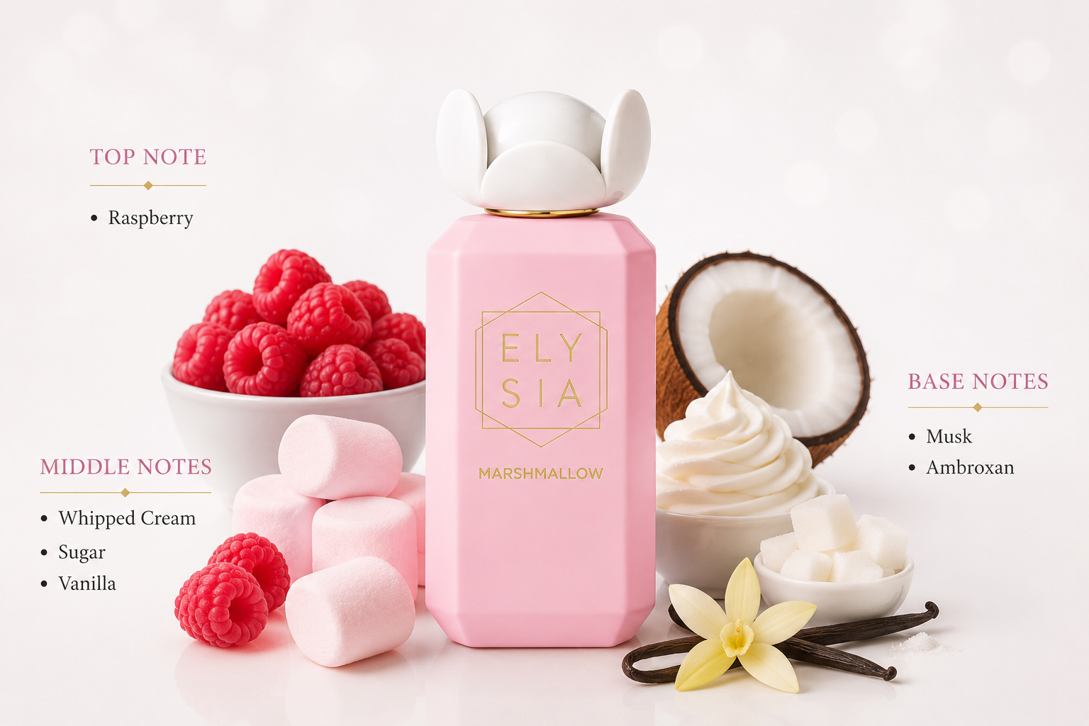 Elysia Marshmallow Eau de Parfum 100ml by Fragrance World