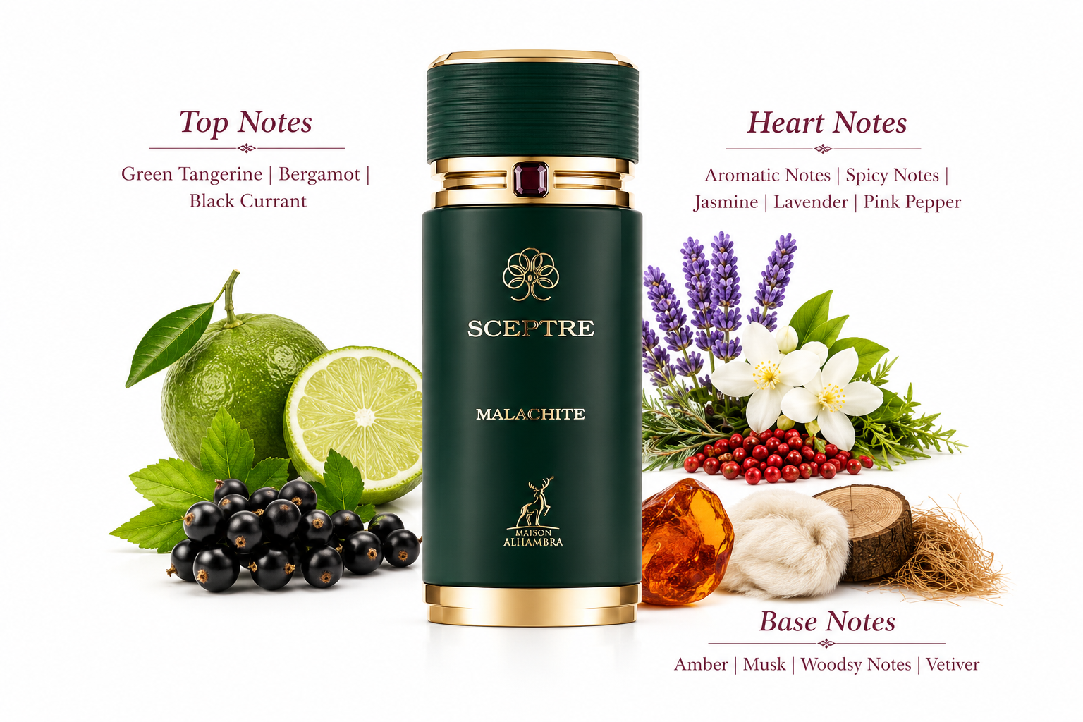 Sceptre Malachite Eau de Parfum 100ml by Maison Alhambra