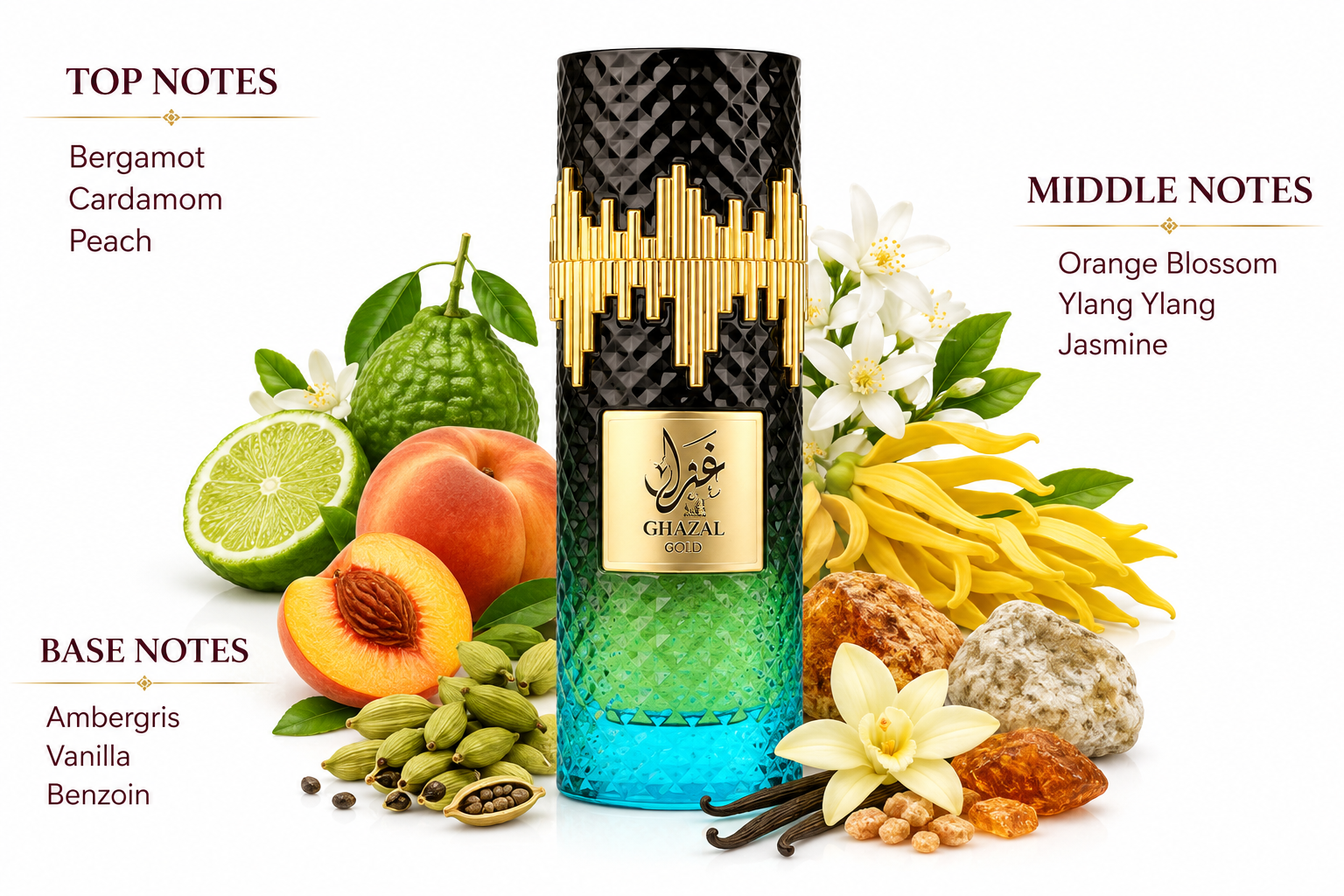 Ghazal Gold Eau de Parfum 100ml by Al Absar