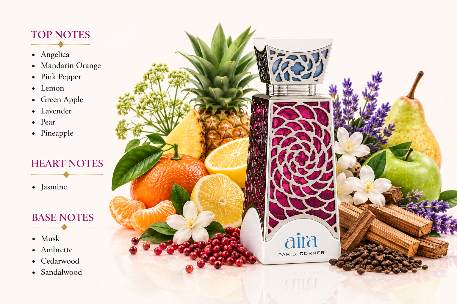 Aira Eau de Parfum 100ml by Paris Corner