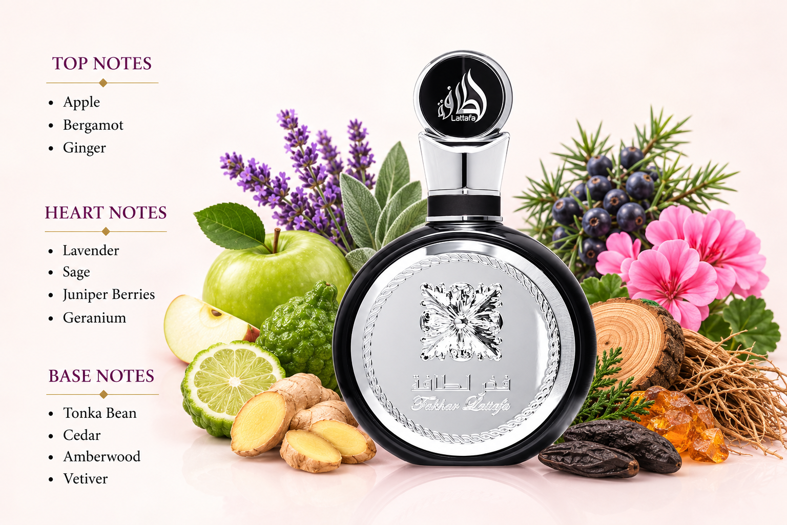Fakhar Black Eau de Parfum 100ml by Lattafa