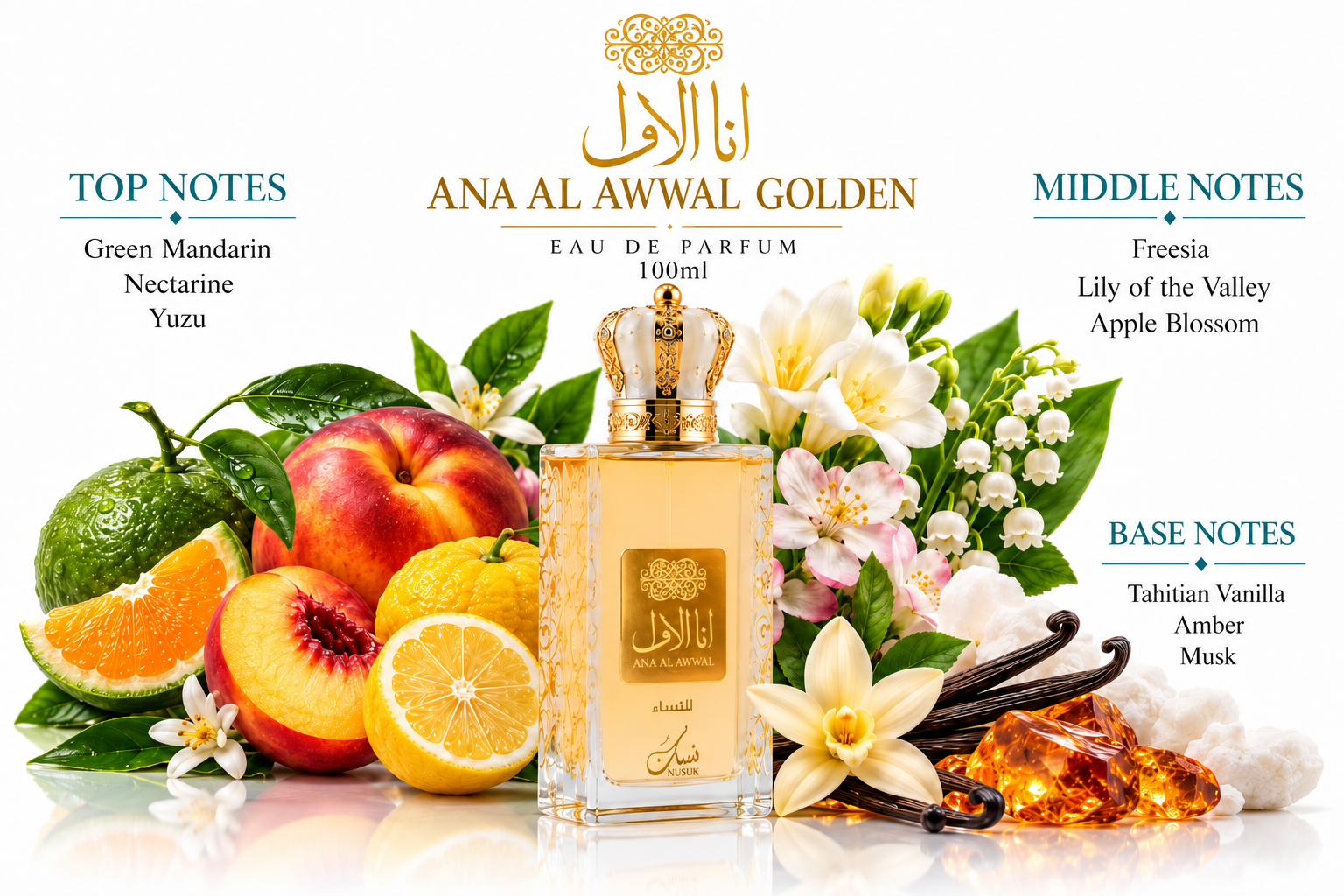Ana Al Awwal Eau de Parfum 100ml by Nusuk